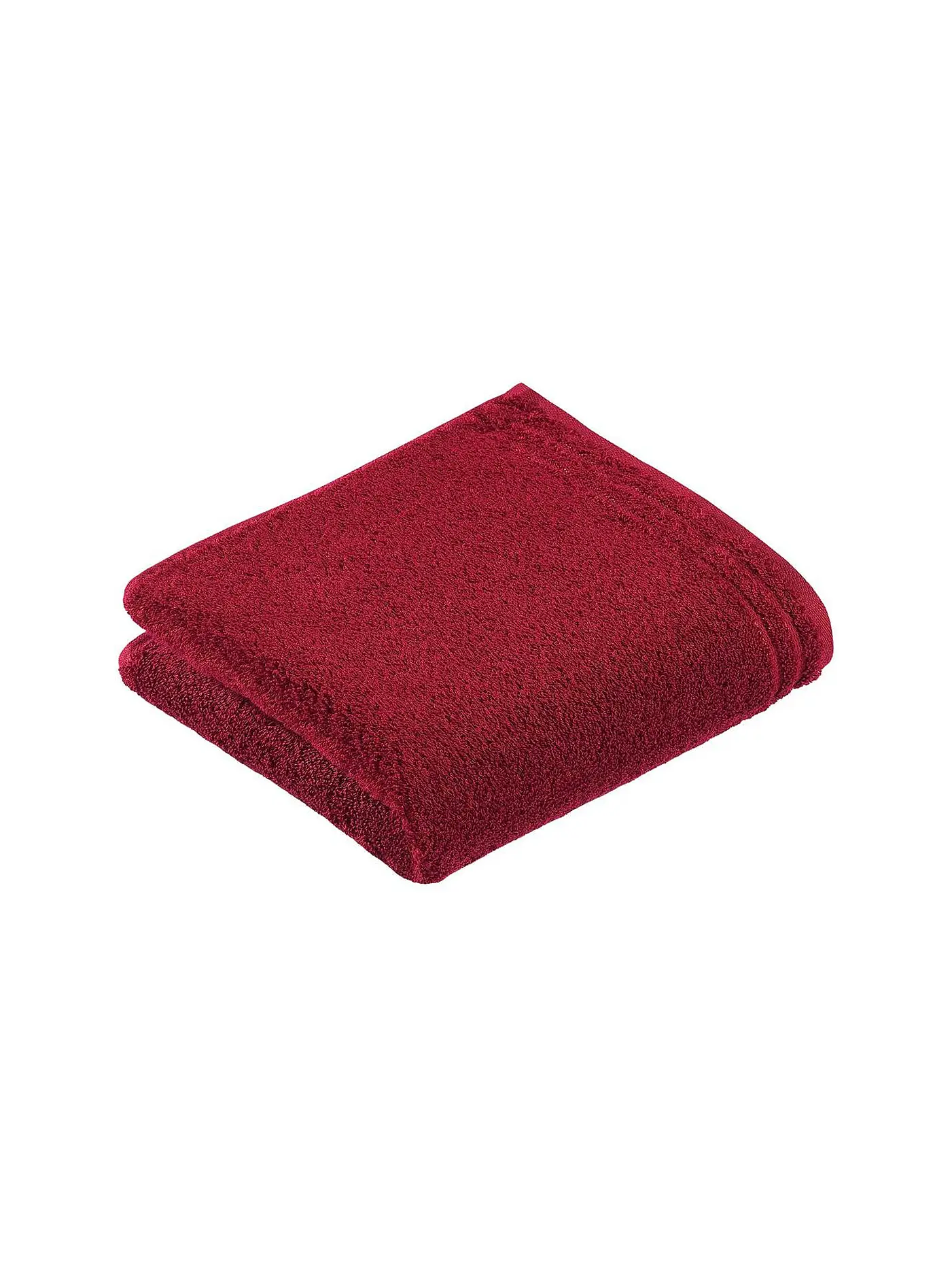 VOSSEN | Handtuch Calypso Feeling 50x100cm Schwarz | rot